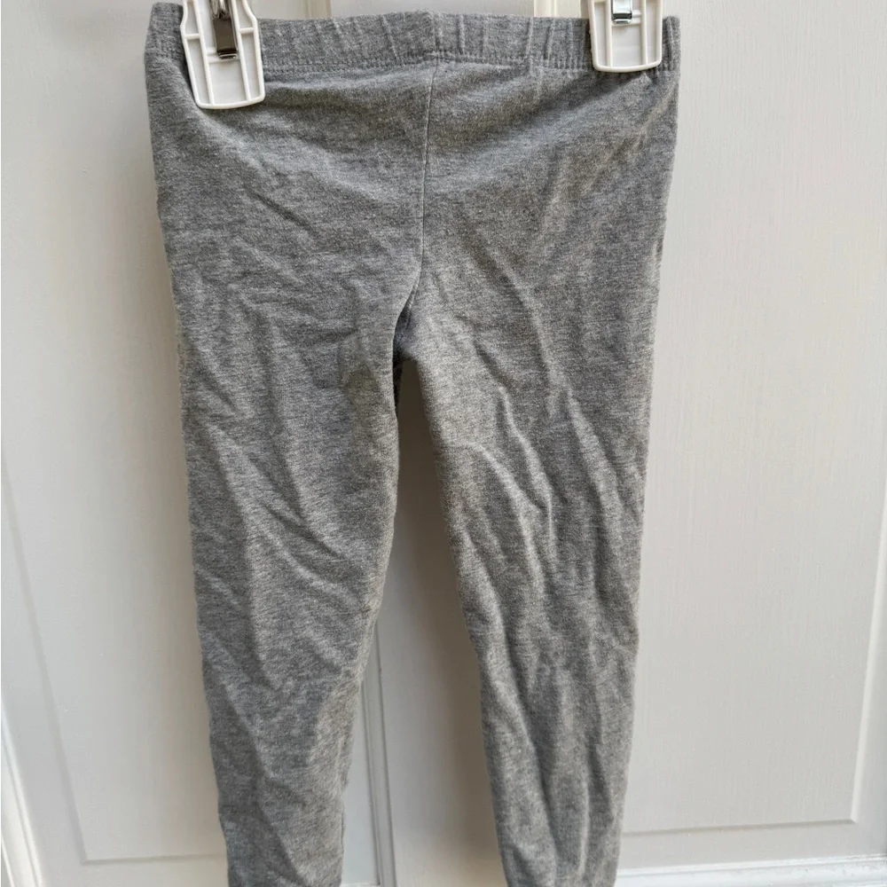The Children's Place 3T Girls Gray Stretch Leggings Pants
